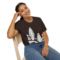 Ghostly Vibes T-Shirt: Halloween Ghost Lovers Gift