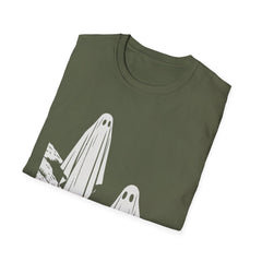 Ghostly Vibes T-Shirt: Halloween Ghost Lovers Gift
