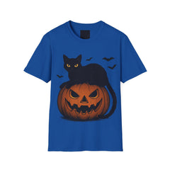 Halloween Cat T-Shirt, Spooky Shirt, Fall Fashion, Pumpkin Tee, Gift for Cat Lovers, Not Lucky Just Cursed T-Shirt