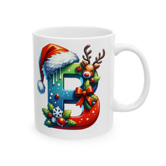 Christmas Letter B Mug