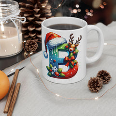 Christmas Letter B Mug