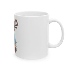 Reindeer Santa  I Mug | Christmas Ceramic Mug 11 oz