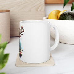 Reindeer Santa  I Mug | Christmas Ceramic Mug 11 oz