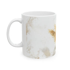 Vintage Christmas Angel Illustration Mug | Ceramic Coffee Cup 11 oz Kids gift
