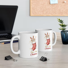 Pup's First Christmas Mug | Ceramic Coffee Cup 11oz