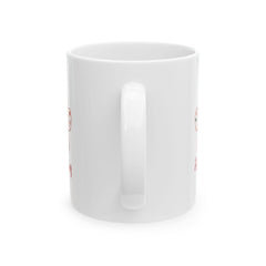 Paw Print Christmas Mug Pawmas Joy Ceramic Mug | Holiday Dog Lover Mug 11 oz