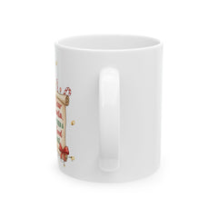 Golden Retriever Puppy in Santa Hat Mug 11 oz