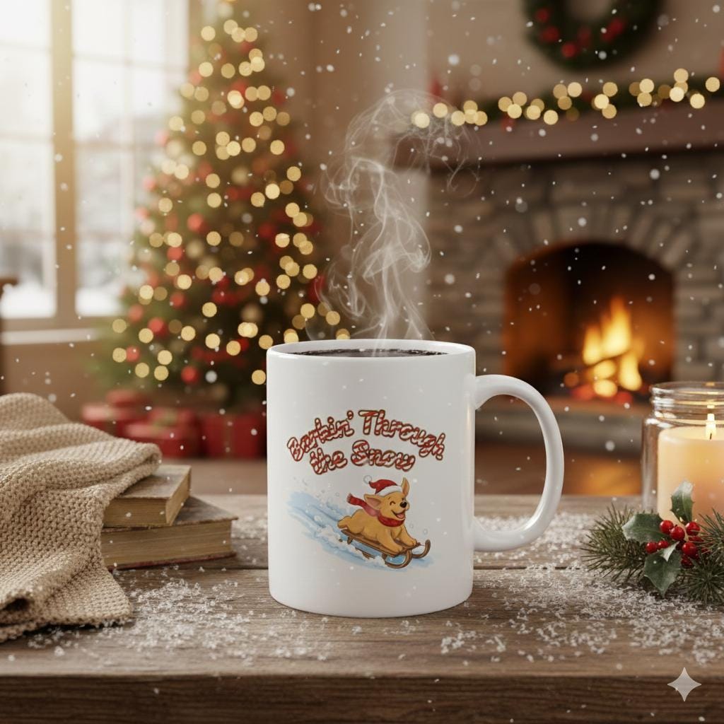 Cute Shiba Inu Surfing Mug | Dog Surf Cartoon Coffee Cup