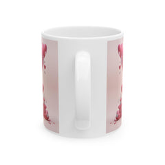 Valentine Gnome Mug, Cute Heart Balloon Coffee Mug, Romantic Love Mug, Gift for her - image 5