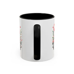 Valentine Mug,Happy Valentines Day heart bouquet Mug , Accent coffee mug.Valentine Heart Mug, Romantic Coffee Cup, Anniversary Gift Mug - image 5