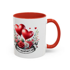 Valentine Mug,Happy Valentines Day heart bouquet Mug , Accent coffee mug.Valentine Heart Mug, Romantic Coffee Cup, Anniversary Gift Mug - image 17
