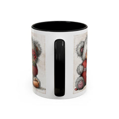 Soulmates Forever Teddy Bear mug , Accent Coffee Mug,Valentine Bear Mug, Romantic Coffee Cup, Anniversary Gift Mug - image 7