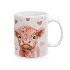 Watercolor Yorkie with Hearts Mug ,Ceramic Coffee Tea Cup,Valentine Mug, Love Pattern Coffee Cup, Cute Gift for Her , Friends — 9