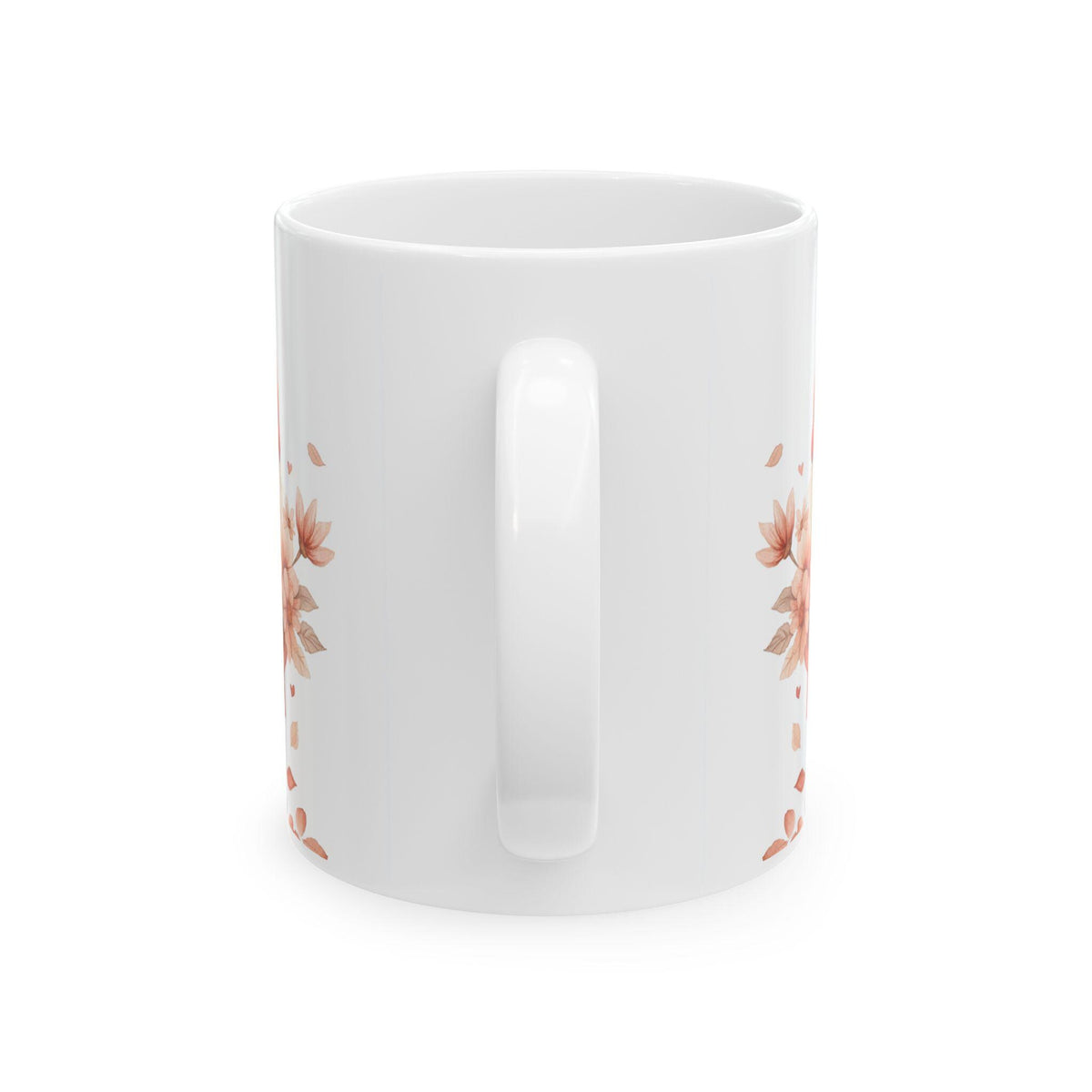 Watercolor Gnome with Flowers Mug ,Ceramic Coffee Cup,Valentine Mug, Love Pattern Coffee Cup, Cute Gift for Her — 5