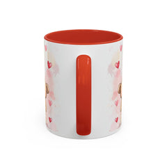 Teddy Bear with Heart Balloons Mug , Valentine Coffee Mug,Valentine Mug, Love Pattern Coffee Cup, Cute Gift for Her - image 18