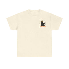 Halloween Cat Tee: Not Lucky, Just Cursed - Spooky T-Shirt