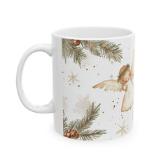Watercolor Angels Mug | Christmas Ceramic Mug 11 oz
