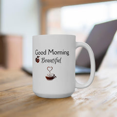 Valentine Mug for Him or Her – Coffee Heart Mug, Romantic Love Gift for Couples, 11 oz