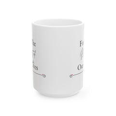 Valentine Mug for Couples – For the Love of Our Lives Coffee Mug, Romantic Gift