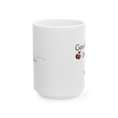 Valentine Mug for Him or Her – Coffee Heart Mug, Romantic Love Gift for Couples, 11 oz