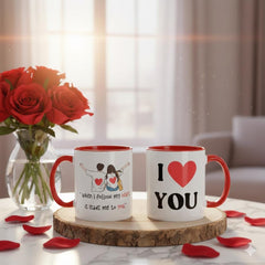 Single Valentine Mug,Valentine Mug  Romantic, Love,  Wedding ,Engagement ,Anniversary  Gift for Him Her