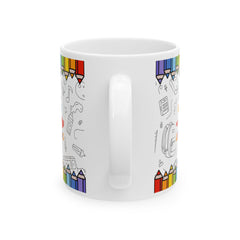 Teacher Mug, It Takes a Big Heart to Teach Little Minds Mug, Teacher Appreciation Gift, Preschool Teacher Gift, Kindergarten Teacher Cup