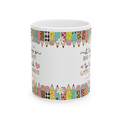 It Takes a Big Heart to Teach Little Minds Mug, Teacher Appreciation Gift, Preschool Teacher Mug, Kindergarten Teacher Coffee Cup
