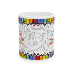 Teacher Mug, It Takes a Big Heart to Teach Little Minds Mug, Teacher Appreciation Gift, Preschool Teacher Gift, Kindergarten Teacher Cup