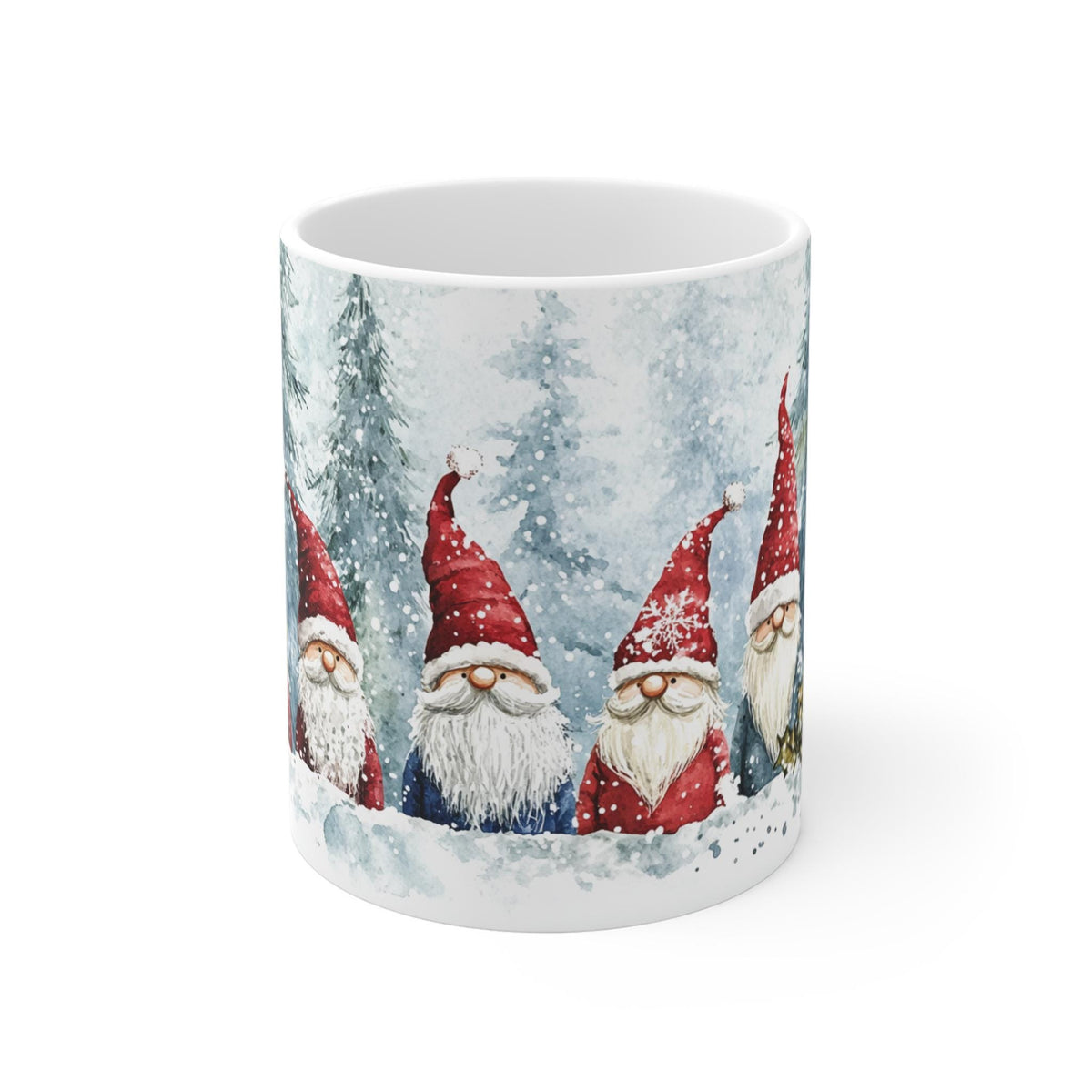 Festive Gnome Christmas Mug, Cozy Holiday Drinkware