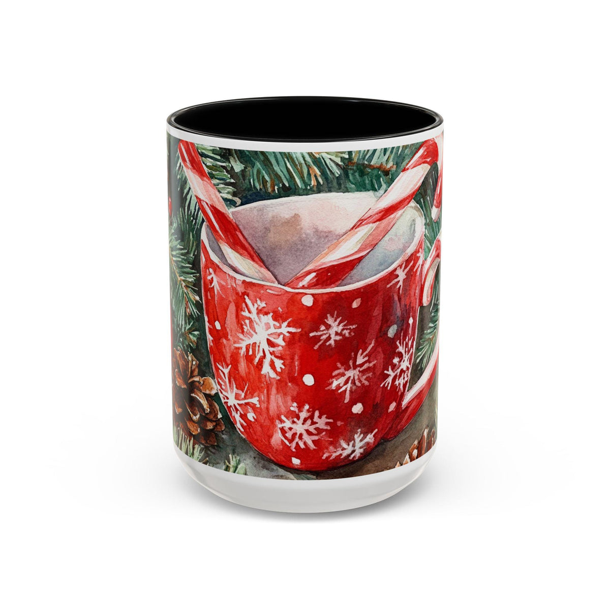 Festive Holiday Coffee Mug, Christmas, Winter Season, Gift for Friends and Family, Hot Cocoa, Tea Lover's Gift,Teacher Gift 15 oz