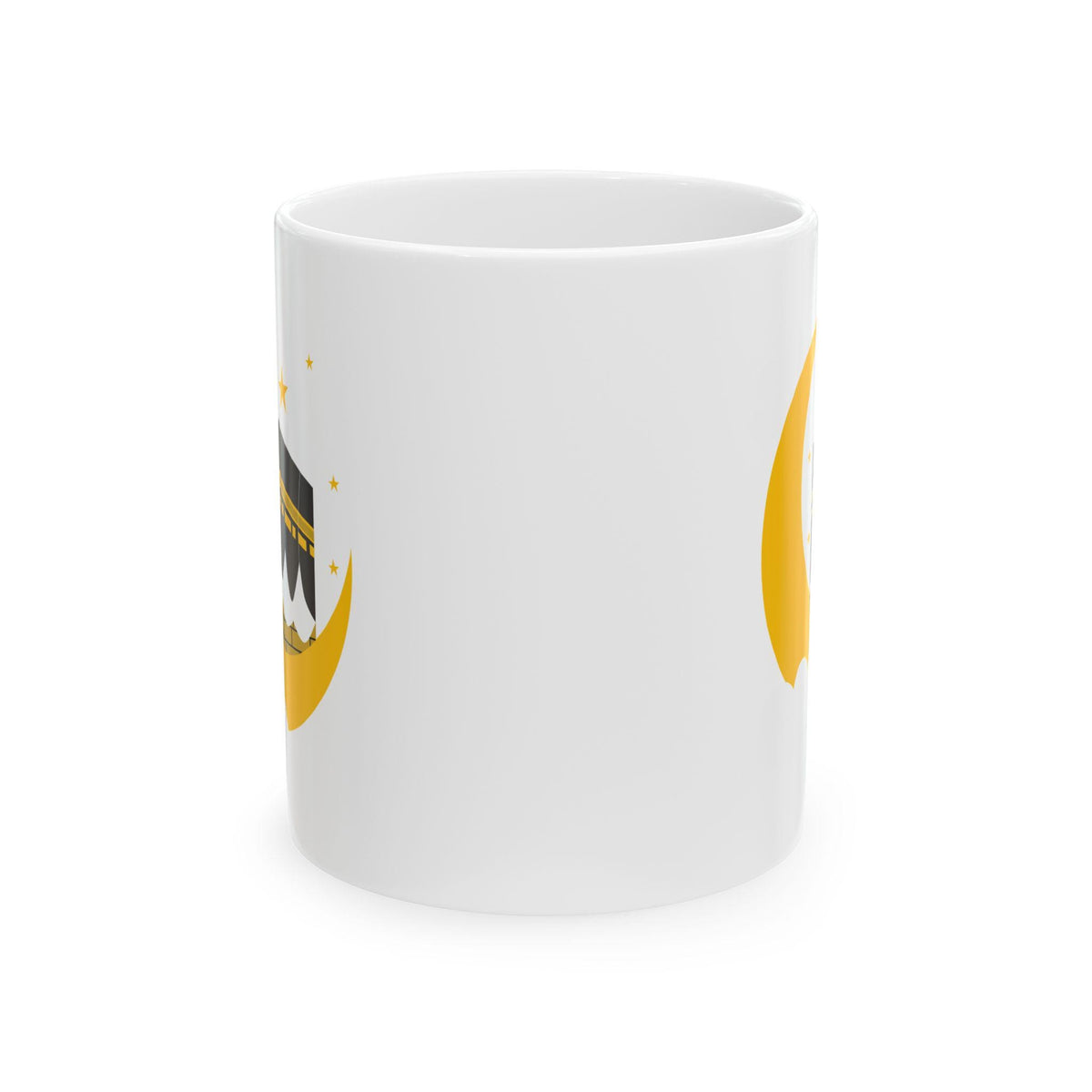 Ramadan Kareem Mug, Kaaba Islamic Coffee Mug, Muslim Gift for Ramadan, Crescent Moon Kaaba , Kids, Friend Gift Mug