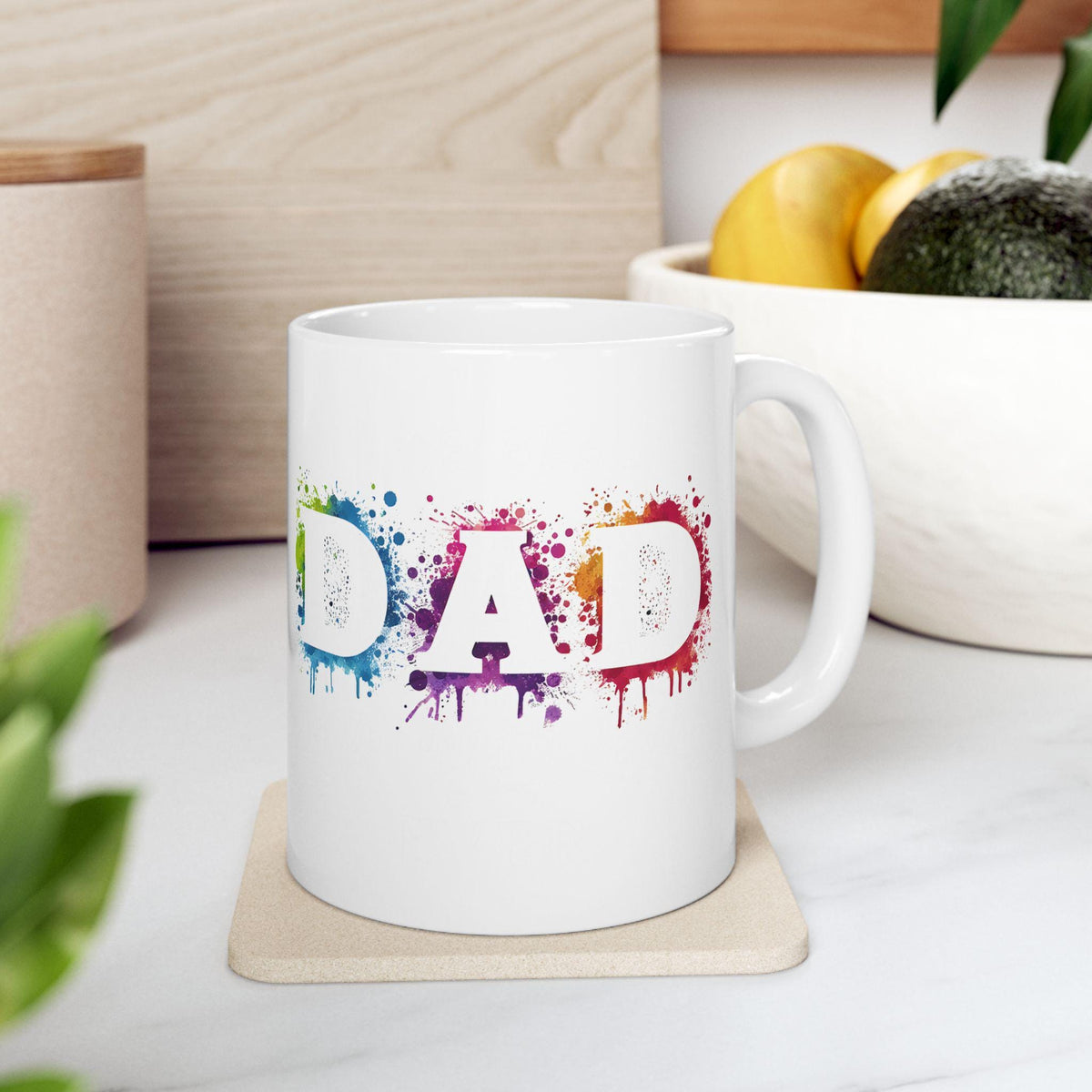 Dad Mug, Fathers Day Mug, Gift for Dad, Best Dad Ever Coffee Mug, Funny Dad Mug, Fathers Day Gift from Kids,Ceramic Mug, (11oz, 15oz)