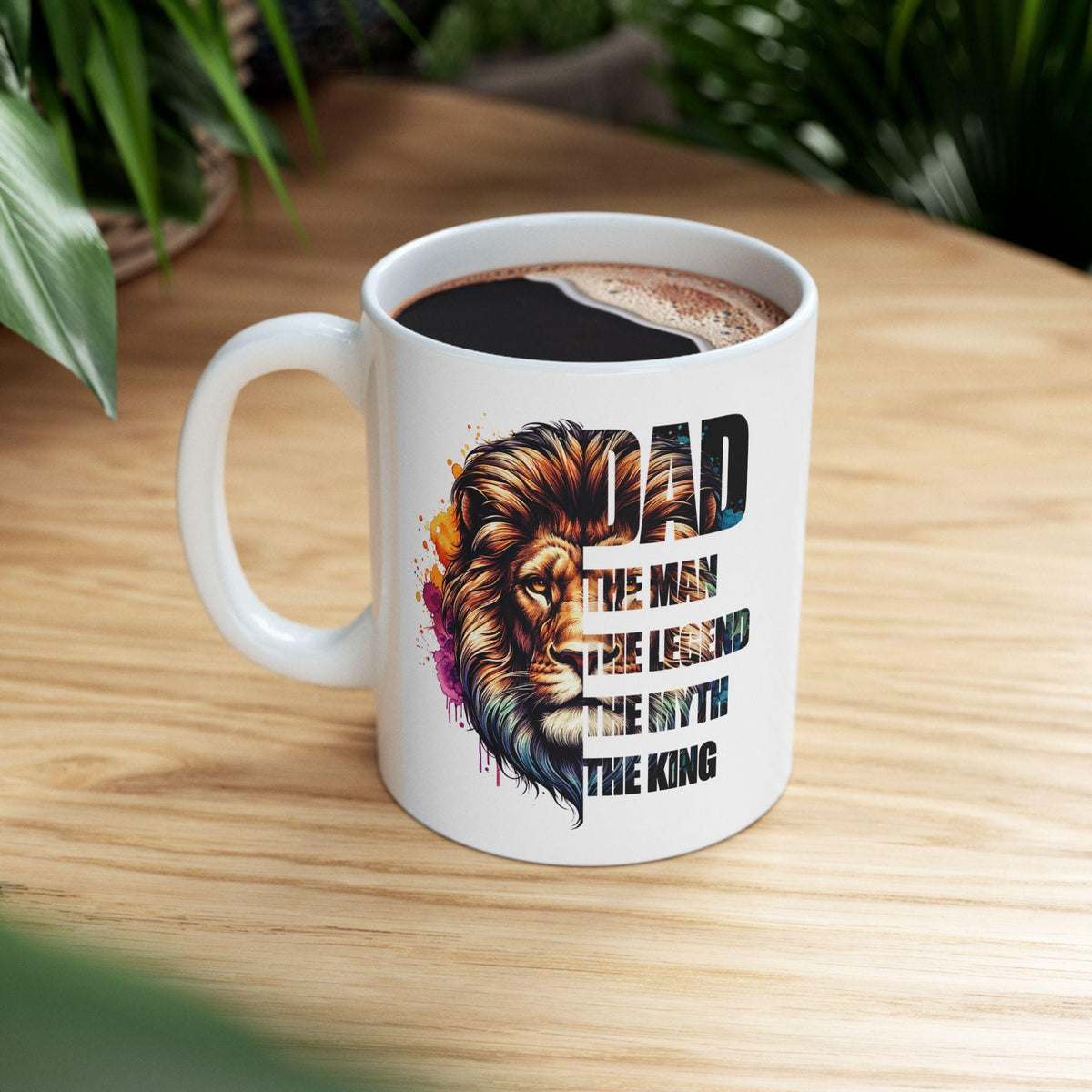 DAD KING Legend mug ,Fathers Day Dad Coffee Cup, Gift from kids