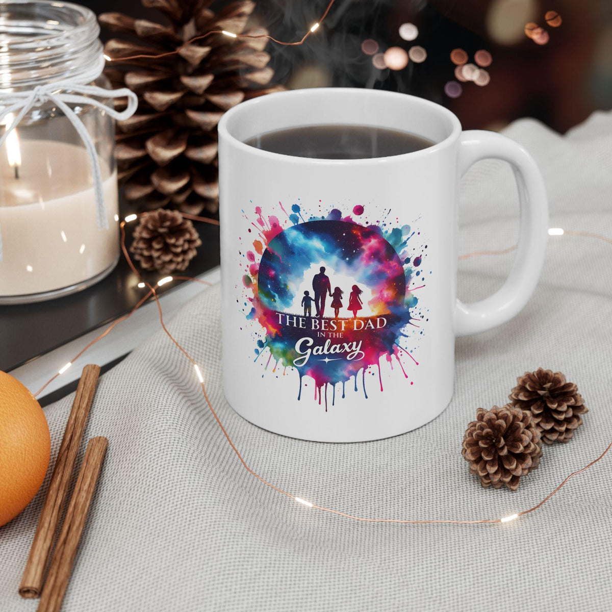 The Best Dad In the Galaxy Coffee mug, Family Love Mug, Parents Gift, Cute Family Coffee Cup