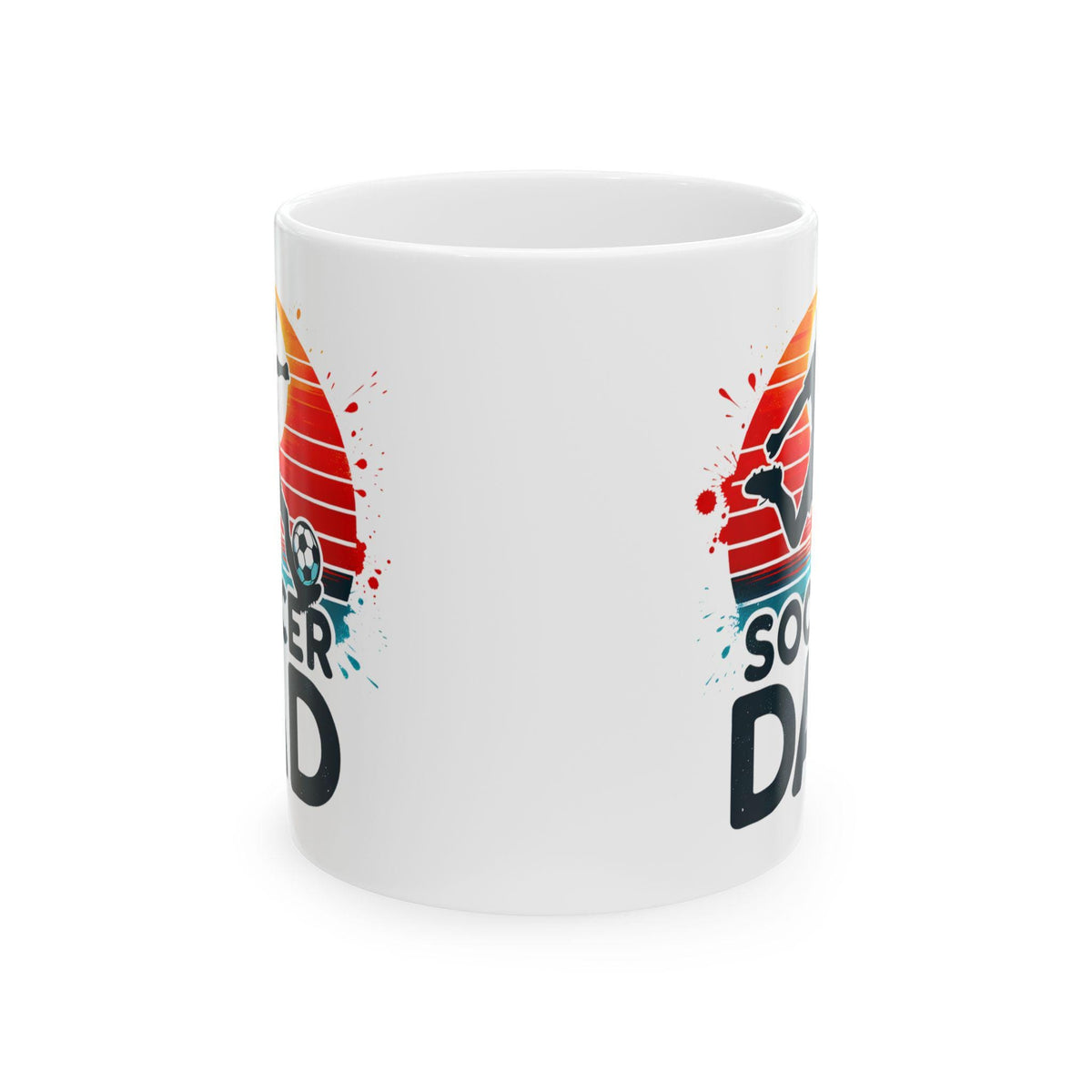 Soccer Dad Mug, Soccer Father Coffee Mug, Sports Dad Gift, Game Day Mug for Dad, Father's Day Soccer Mug