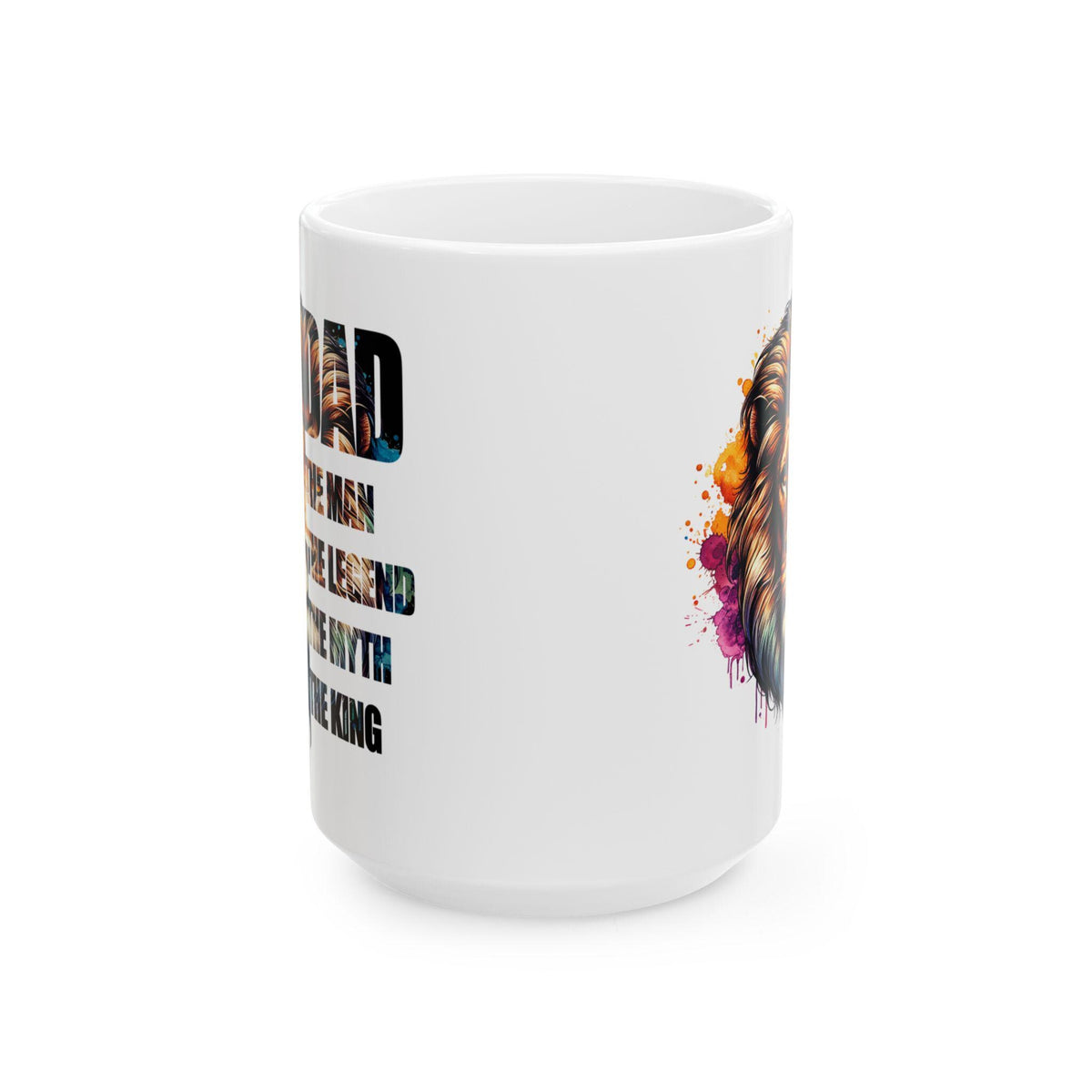 DAD KING Legend mug ,Fathers Day Dad Coffee Cup, Gift from kids