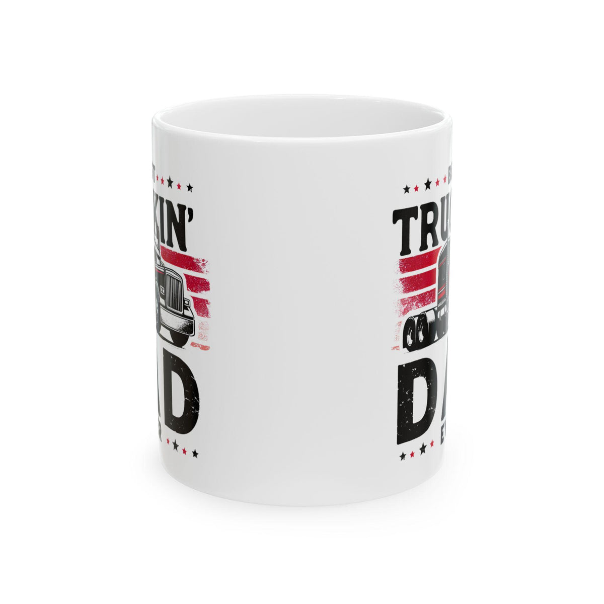 Best Truckin DAD ever Mug, Father Coffee Mug, Dad Life Mug, Father's Day Gift for Dad, Family Coffee Cup