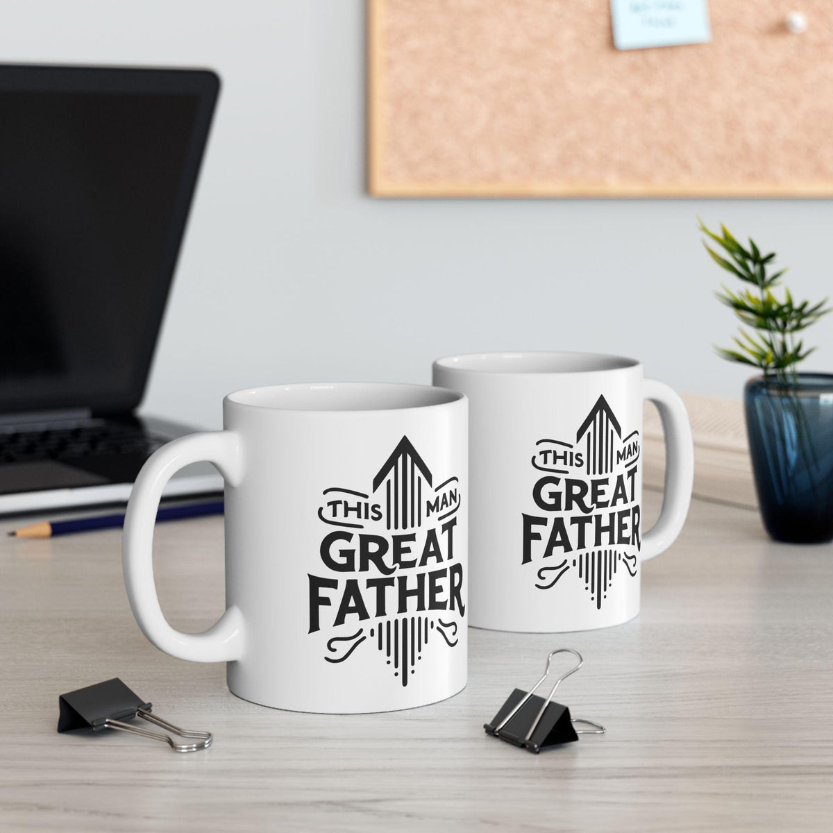 The Men Great Father Mug, Family Mug, Dad Coffee Mug, Parents Gift, Cute Family Coffee Cu,Fathers Day